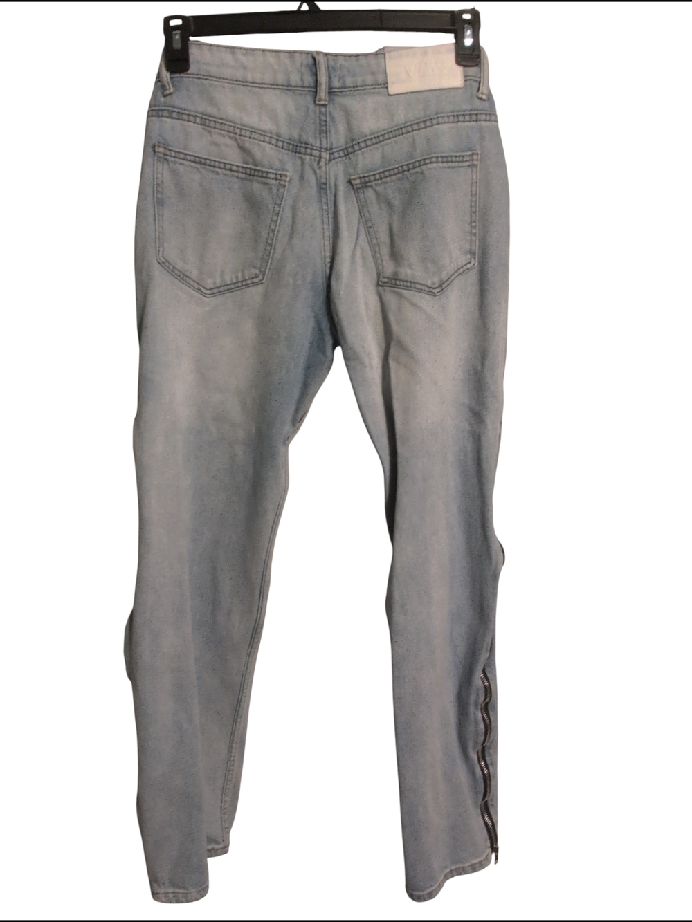 Vintage Man boohooMan Zippers Button Fly Unique Jeans Denim 32x30 - Picture 4 of 14